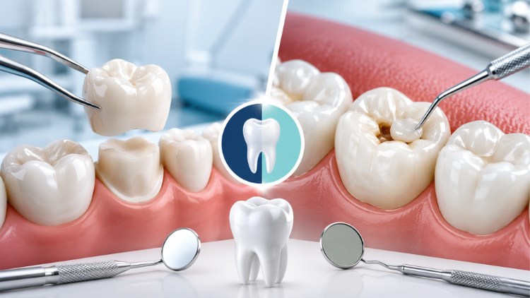 Dental Crowns vs Fillings